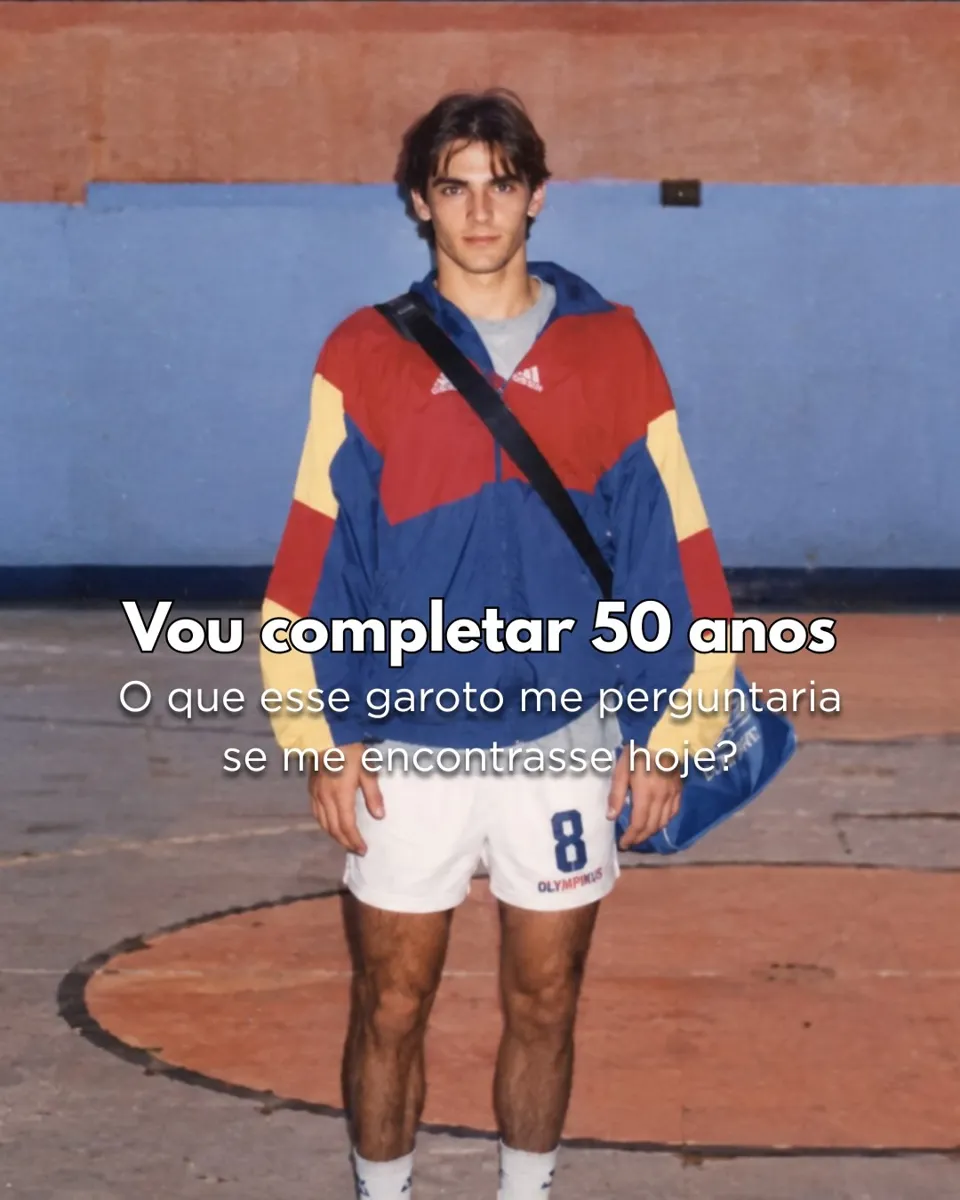 Post: 49 anos de vida, com foto de infância