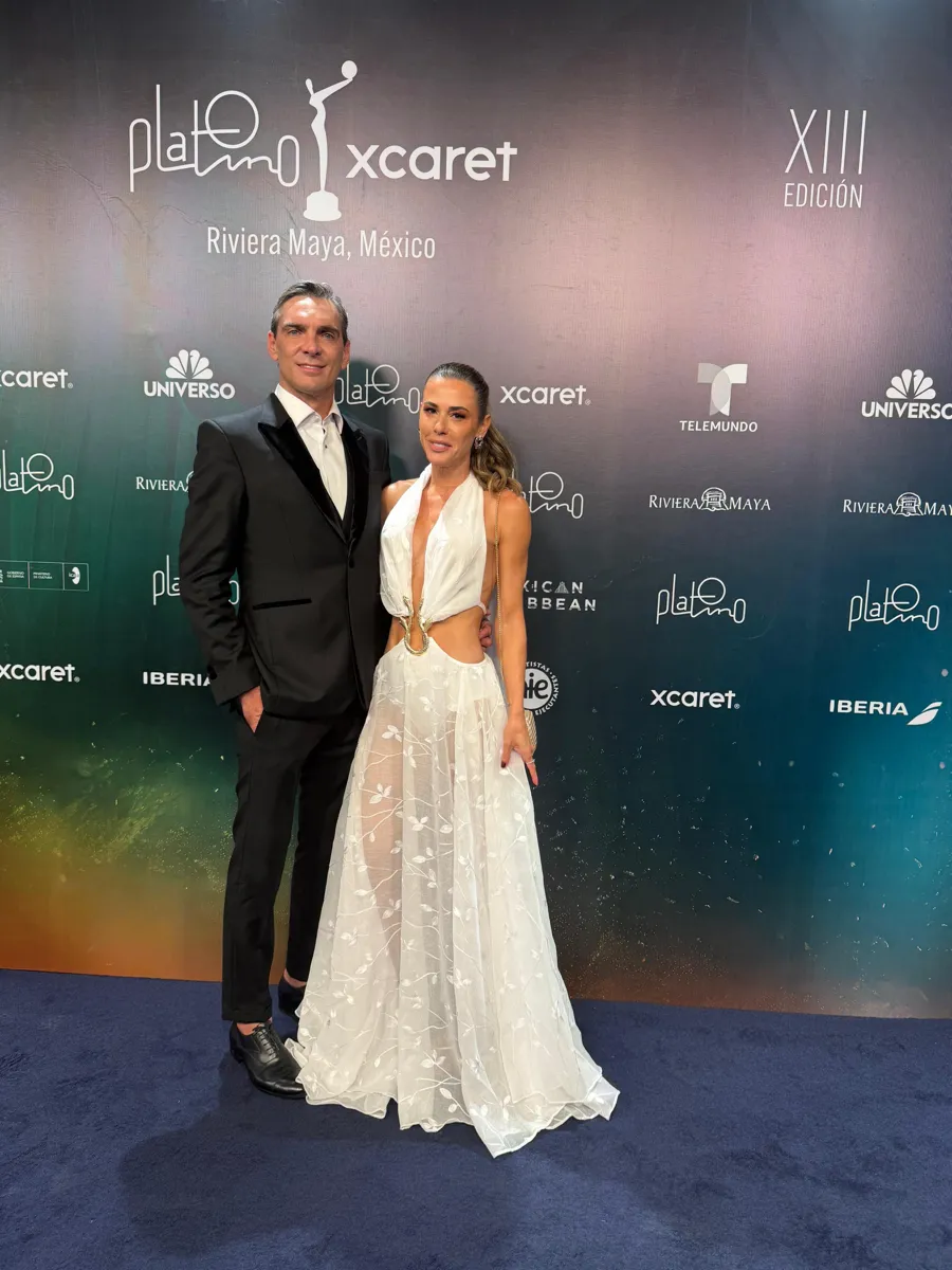 Giba no tapete dos Premios Platino